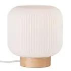 Nordlux Bordlampe Milford Glas Brun | Egnet til 1x E27